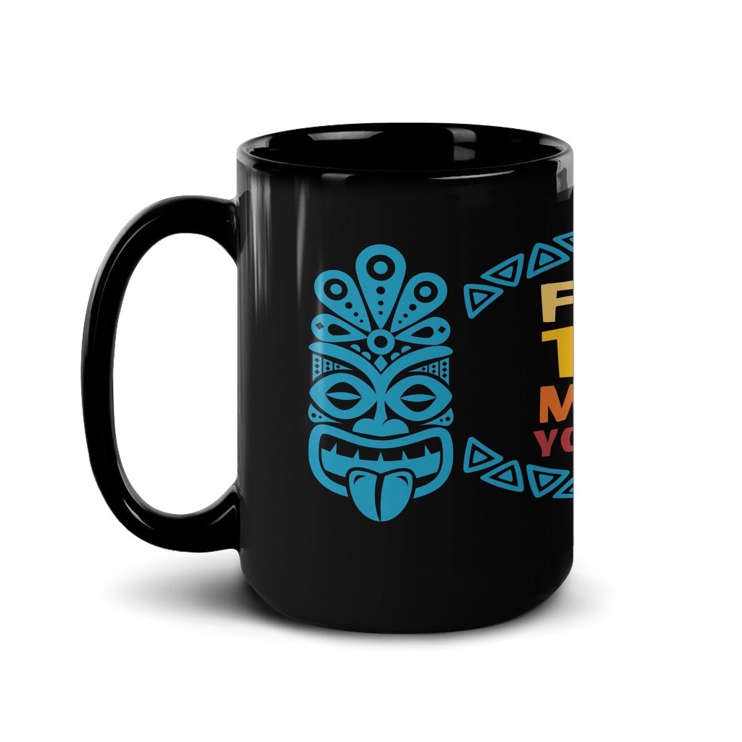 Survivor Future Tribe Member Personalized Black Mug