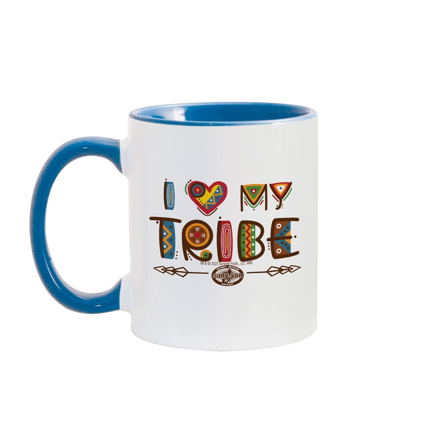 Survivor I Love My Tribe Mashup Personalized Two-Tone Mugs