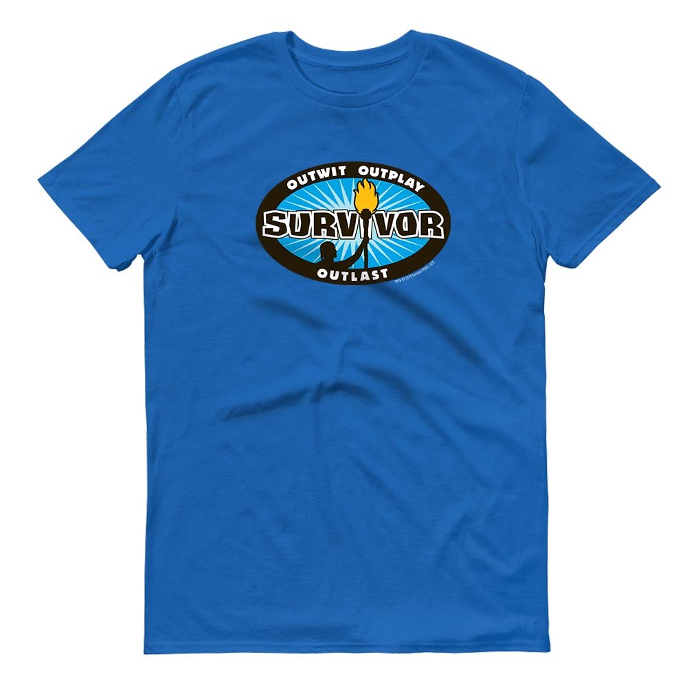 Survivor Outwit, Outplay, Outlast Logo Adult Short Sleeve T-Shirt