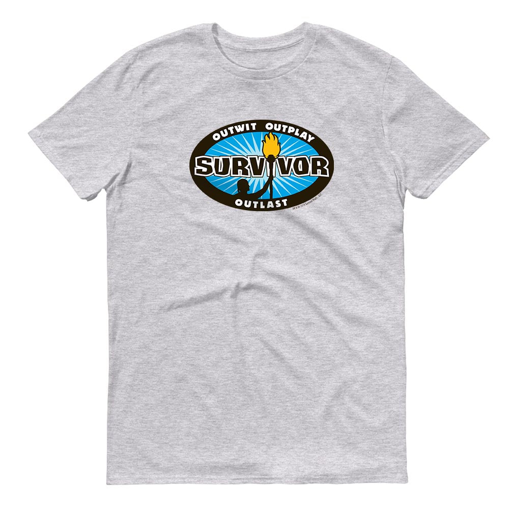 Survivor Outwit, Outplay, Outlast Logo Adult Short Sleeve T-Shirt