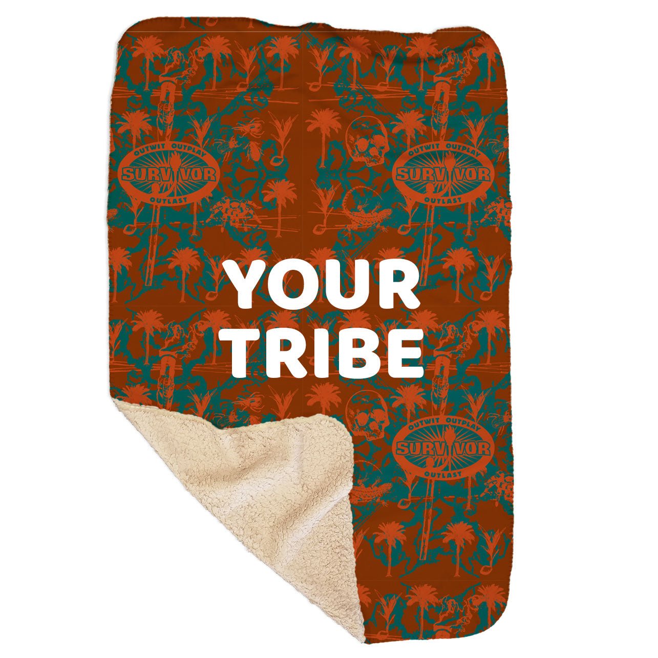 Survivor Personalized Sherpa Blanket - 37" x 57"