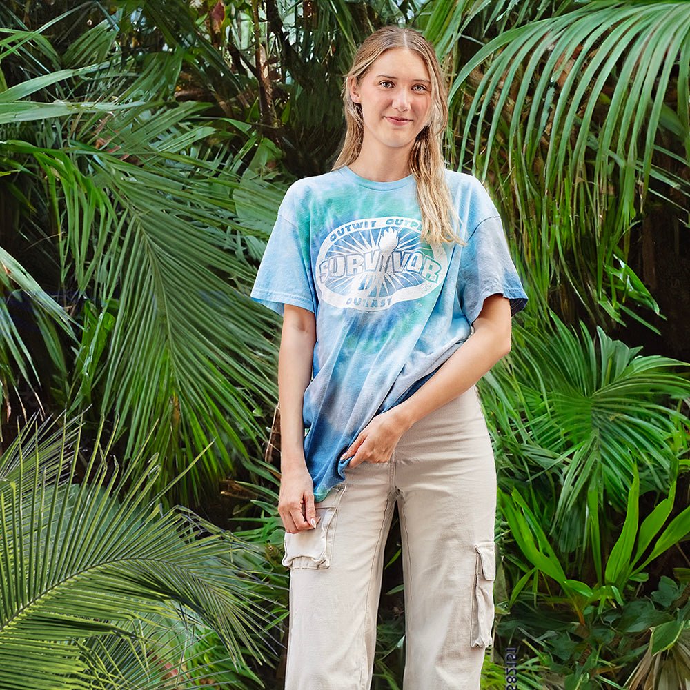 Survivor Premium Blue Tie Dye Shirt