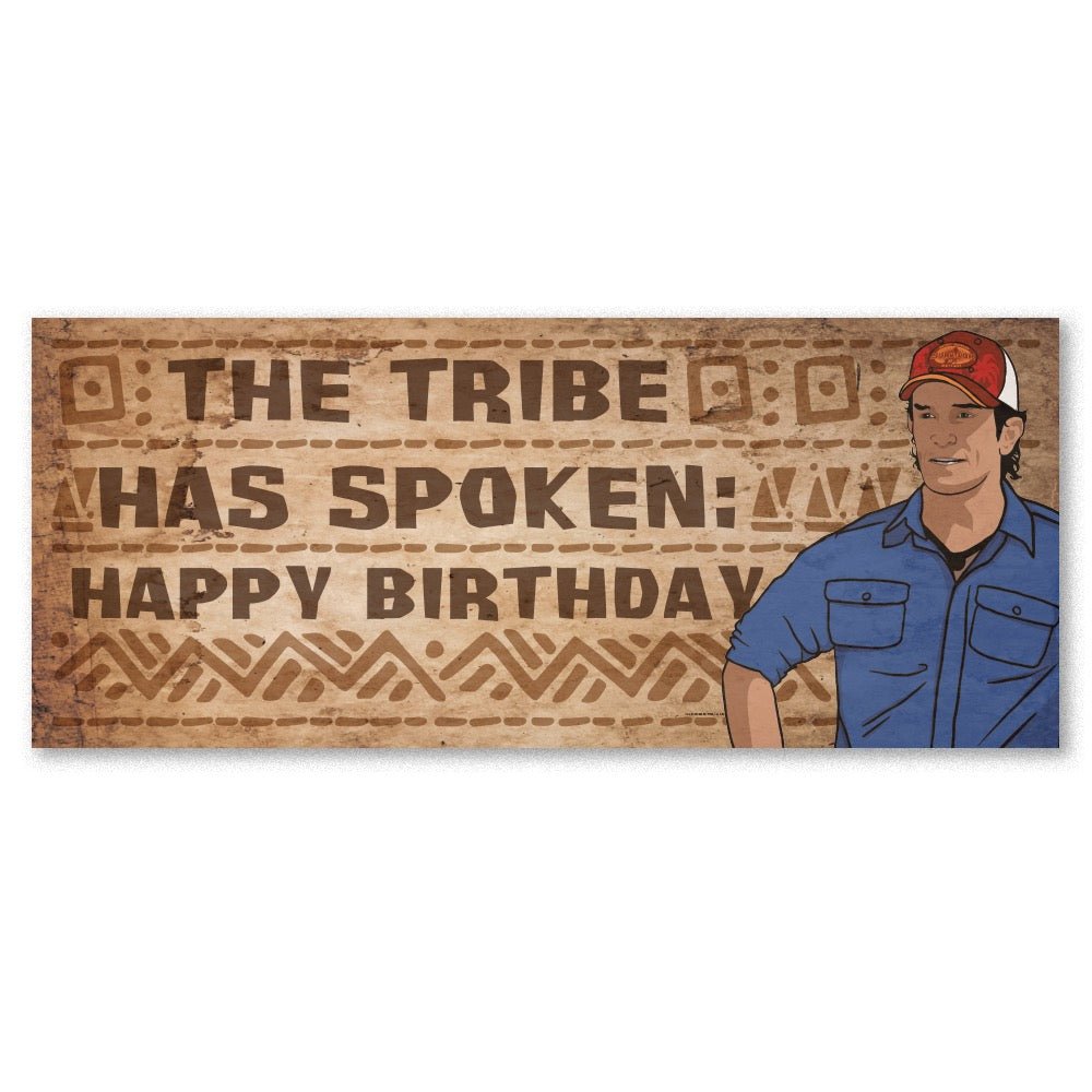 Survivor The Tribe Has Spoken Vinyl Banner