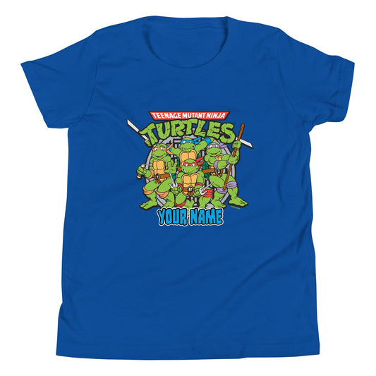 Teenage Mutant Ninja Turtles Badge Personalized Kids T-Shirt