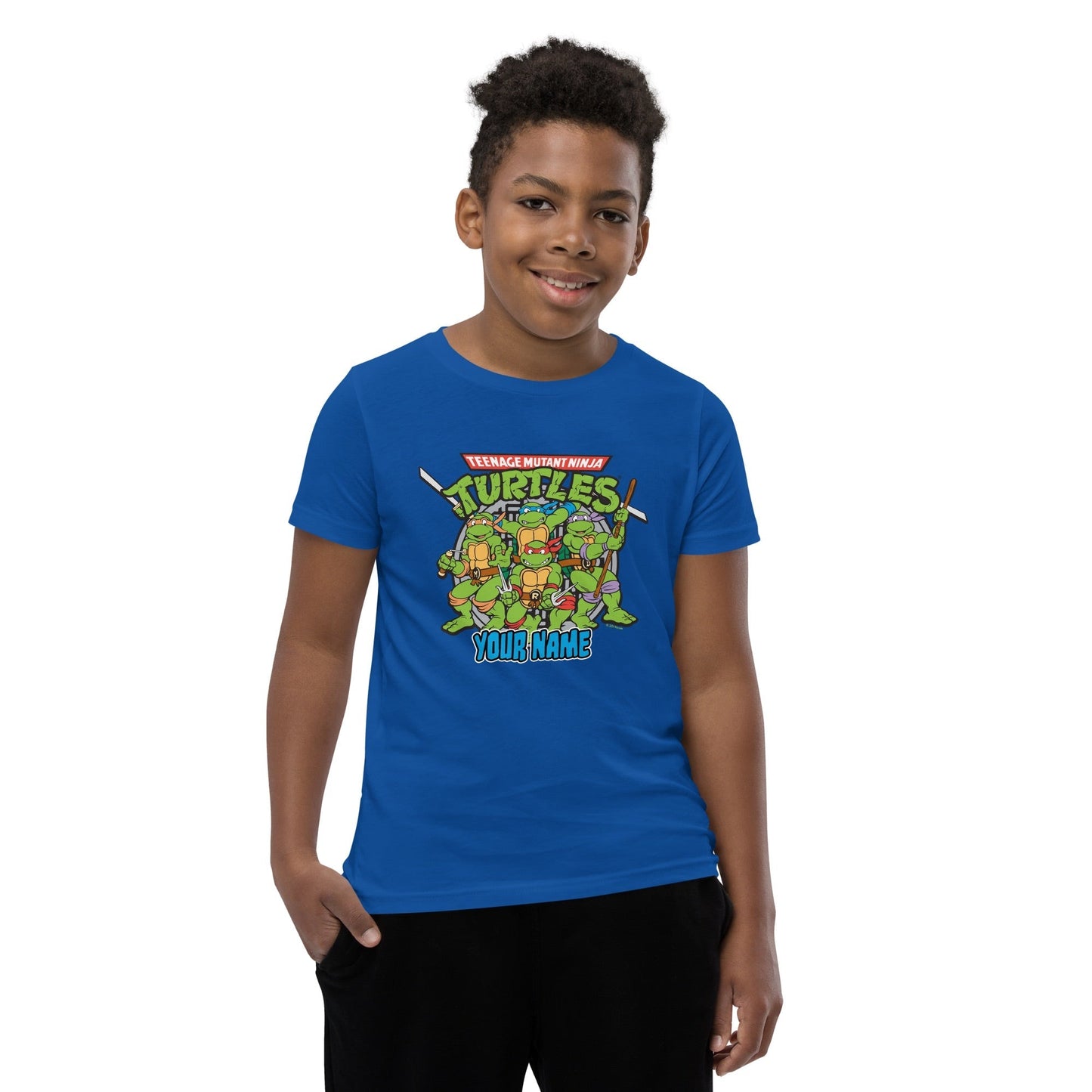 Teenage Mutant Ninja Turtles Badge Personalized Kids T-Shirt