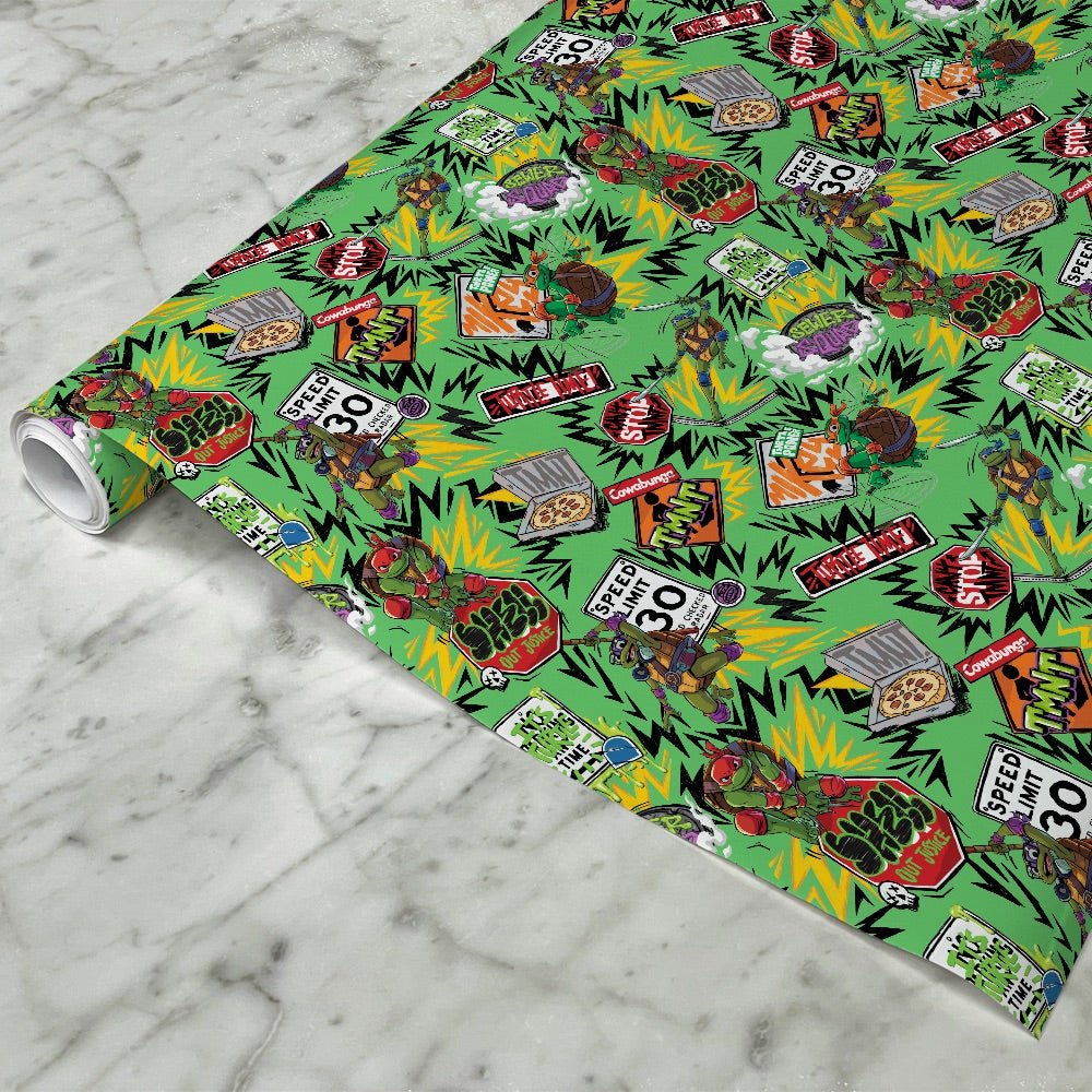 Teenage Mutant Ninja Turtles: Mutant Mayhem Pattern Wrapping Paper