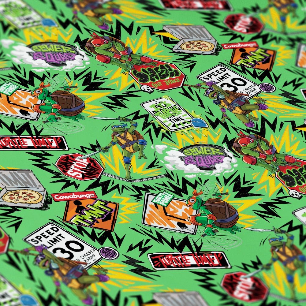 Teenage Mutant Ninja Turtles: Mutant Mayhem Pattern Wrapping Paper