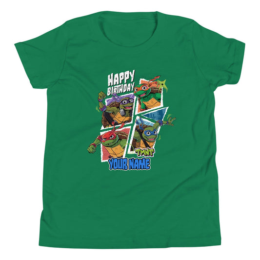 Teenage Mutant Ninja Turtles: Mutant Mayhem Personalized Birthday Kids T-Shirt