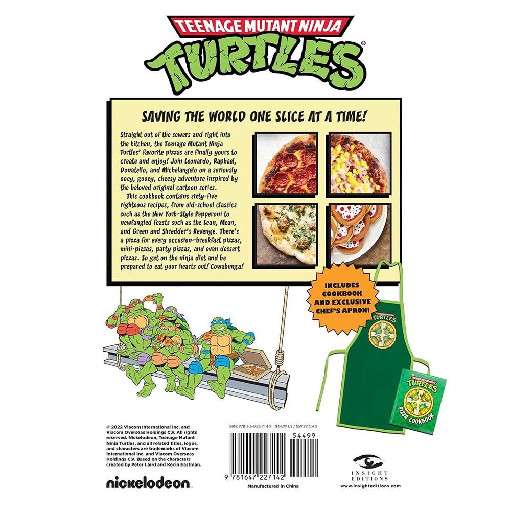 Teenage Mutant Ninja Turtles Pizza Cookbook Gift Set