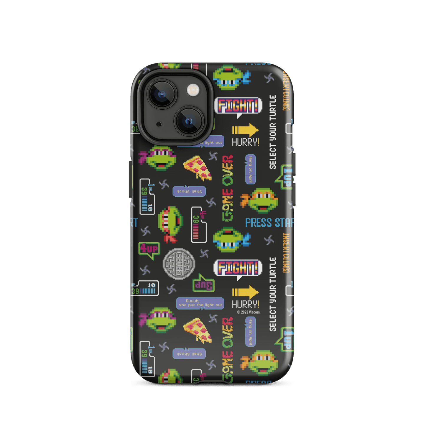 Teenage Mutant Ninja Turtles Video Game Pattern Tough Phone Case - iPhone