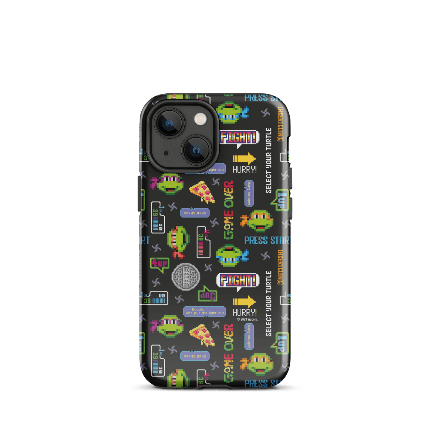 Teenage Mutant Ninja Turtles Video Game Pattern Tough Phone Case - iPhone