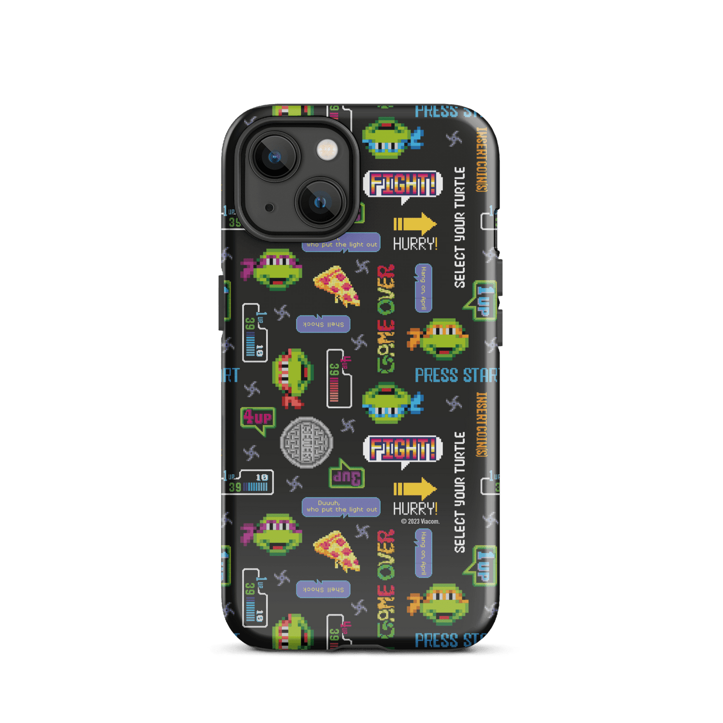 Teenage Mutant Ninja Turtles Video Game Pattern Tough Phone Case - iPhone