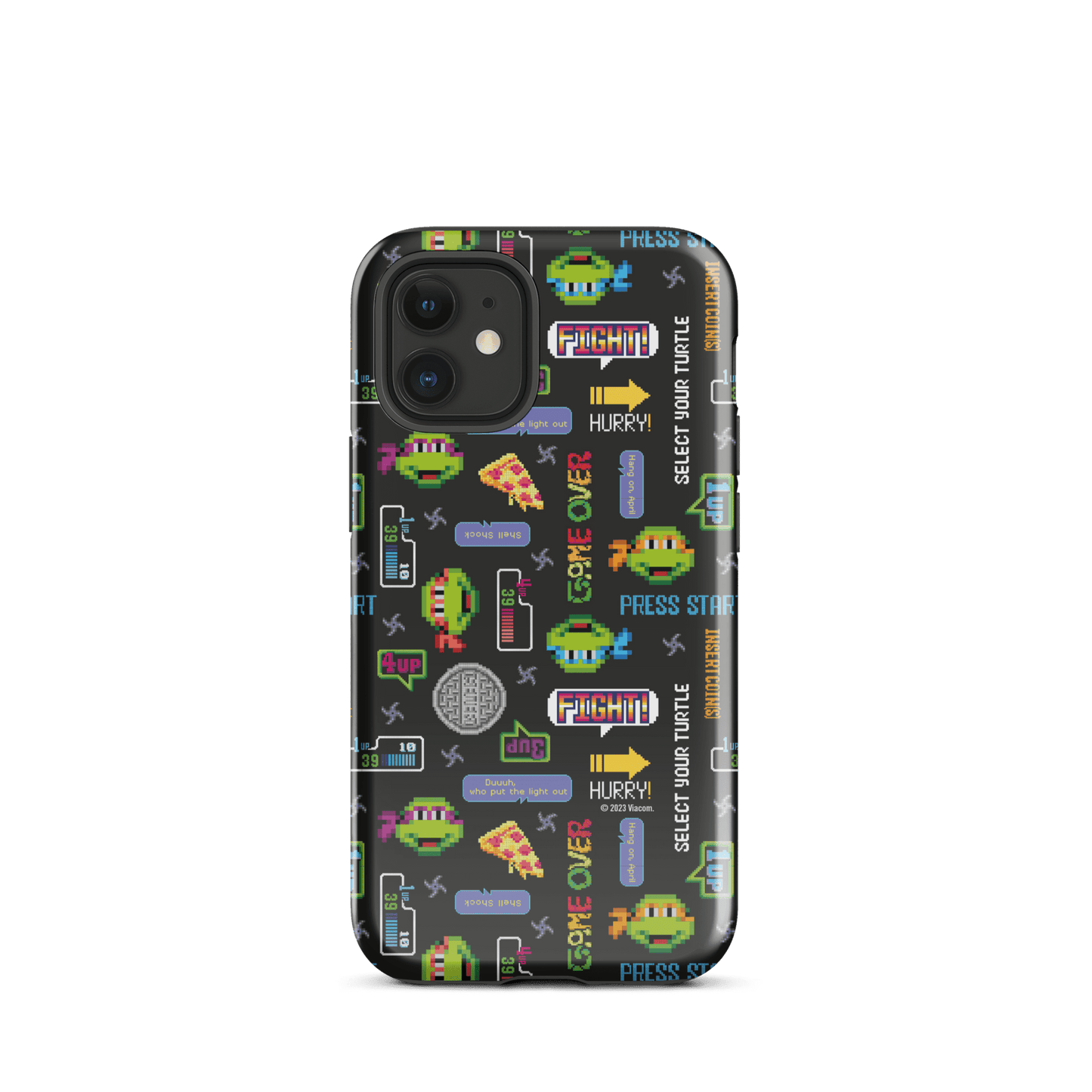 Teenage Mutant Ninja Turtles Video Game Pattern Tough Phone Case - iPhone