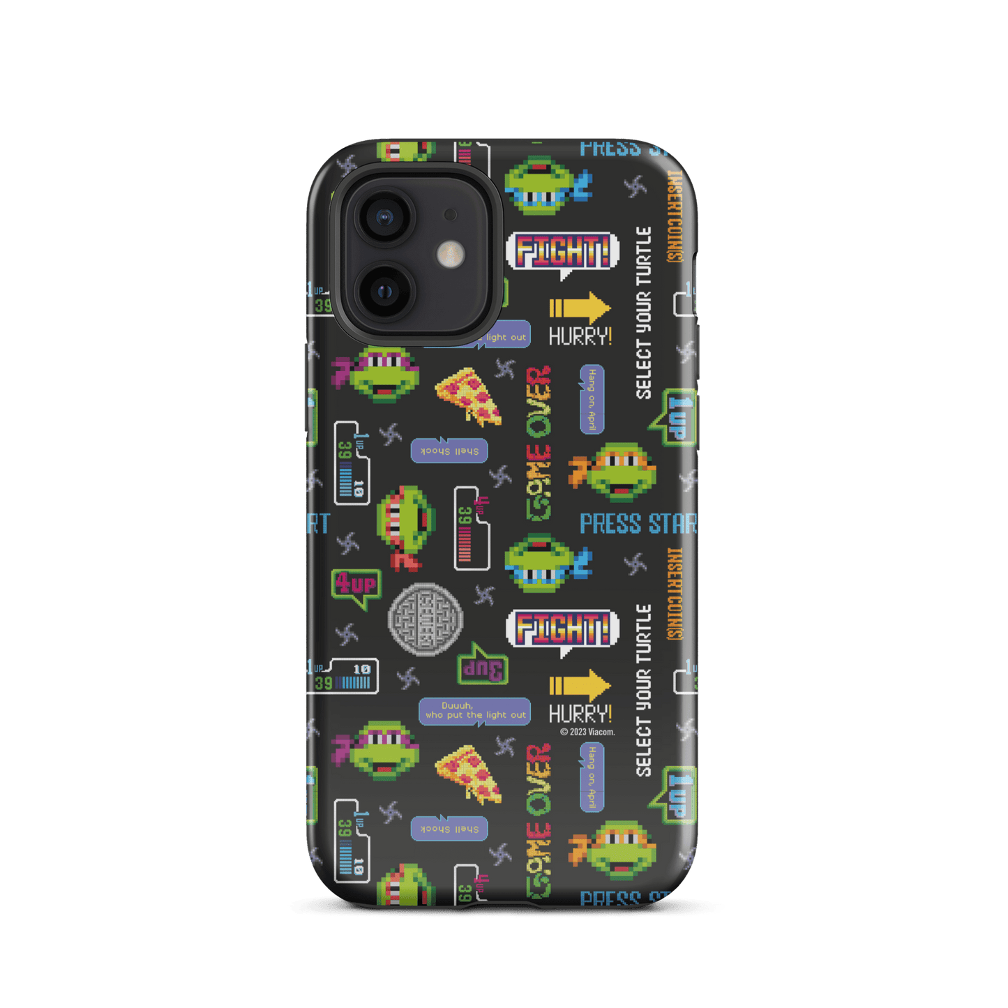 Teenage Mutant Ninja Turtles Video Game Pattern Tough Phone Case - iPhone