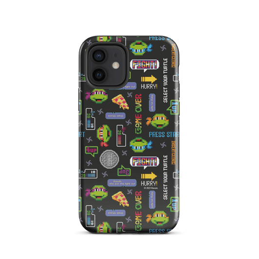 Teenage Mutant Ninja Turtles Video Game Pattern Tough Phone Case - iPhone