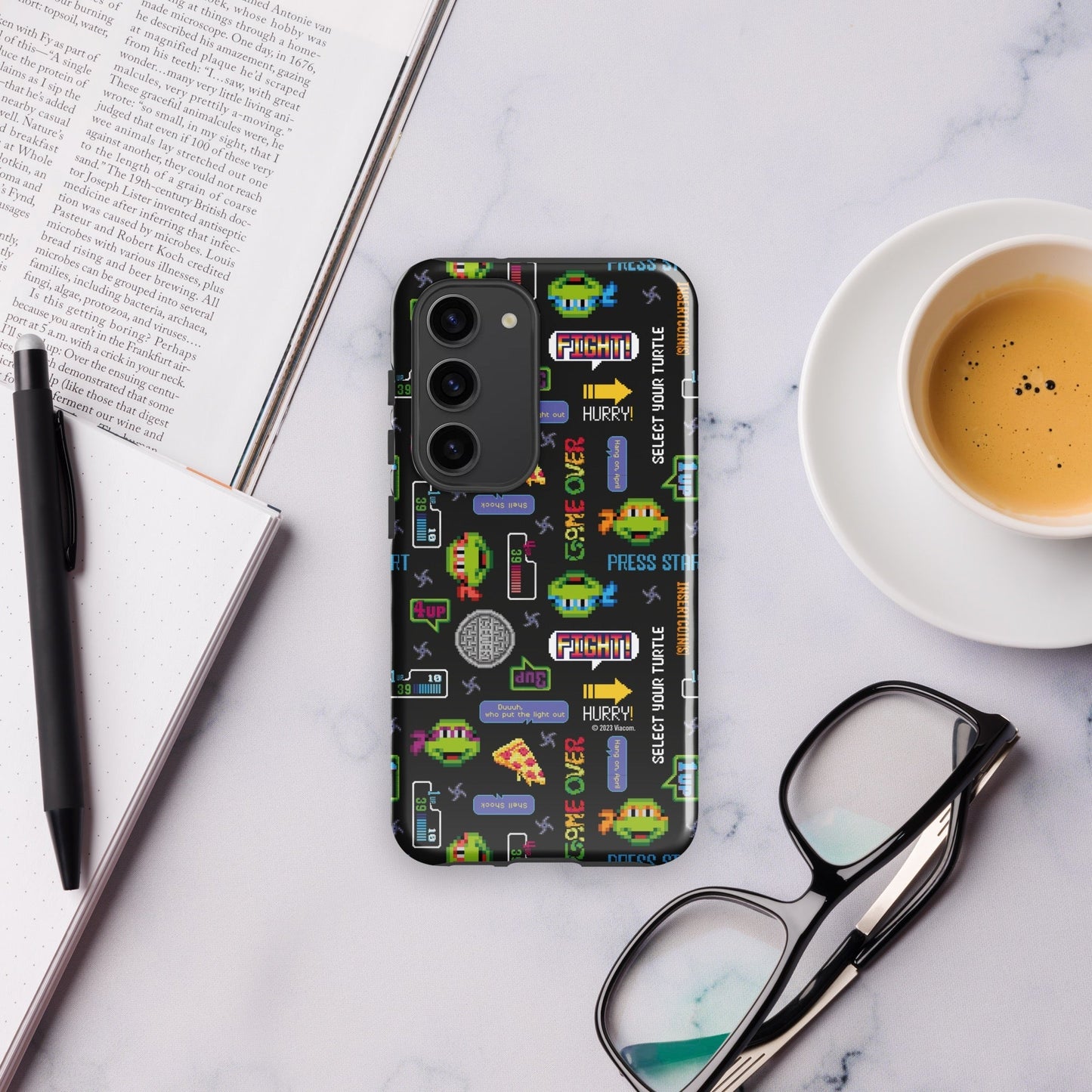 Teenage Mutant Ninja Turtles Video Game Pattern Tough Phone Case - Samsung