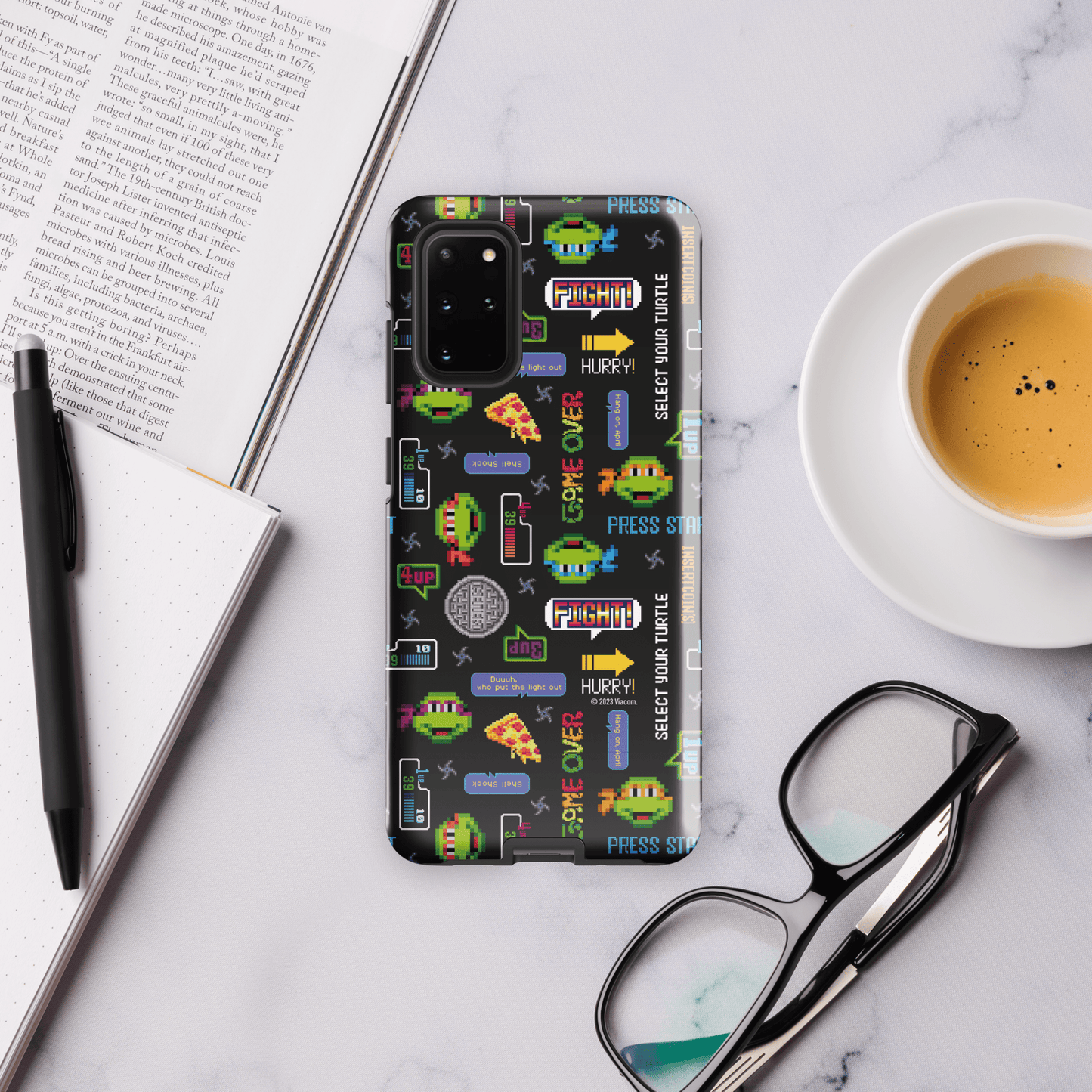 Teenage Mutant Ninja Turtles Video Game Pattern Tough Phone Case - Samsung