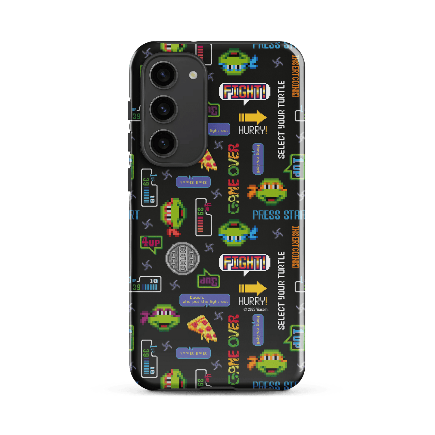 Teenage Mutant Ninja Turtles Video Game Pattern Tough Phone Case - Samsung