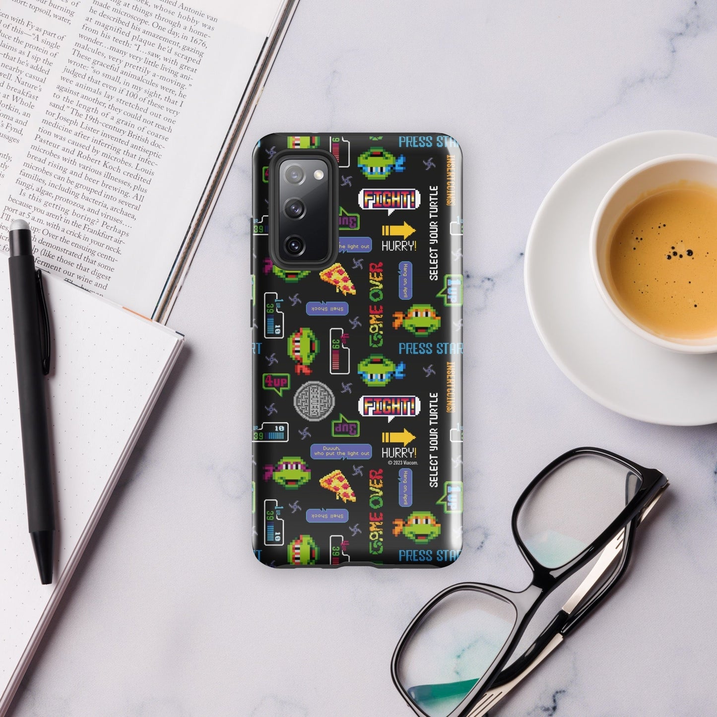 Teenage Mutant Ninja Turtles Video Game Pattern Tough Phone Case - Samsung