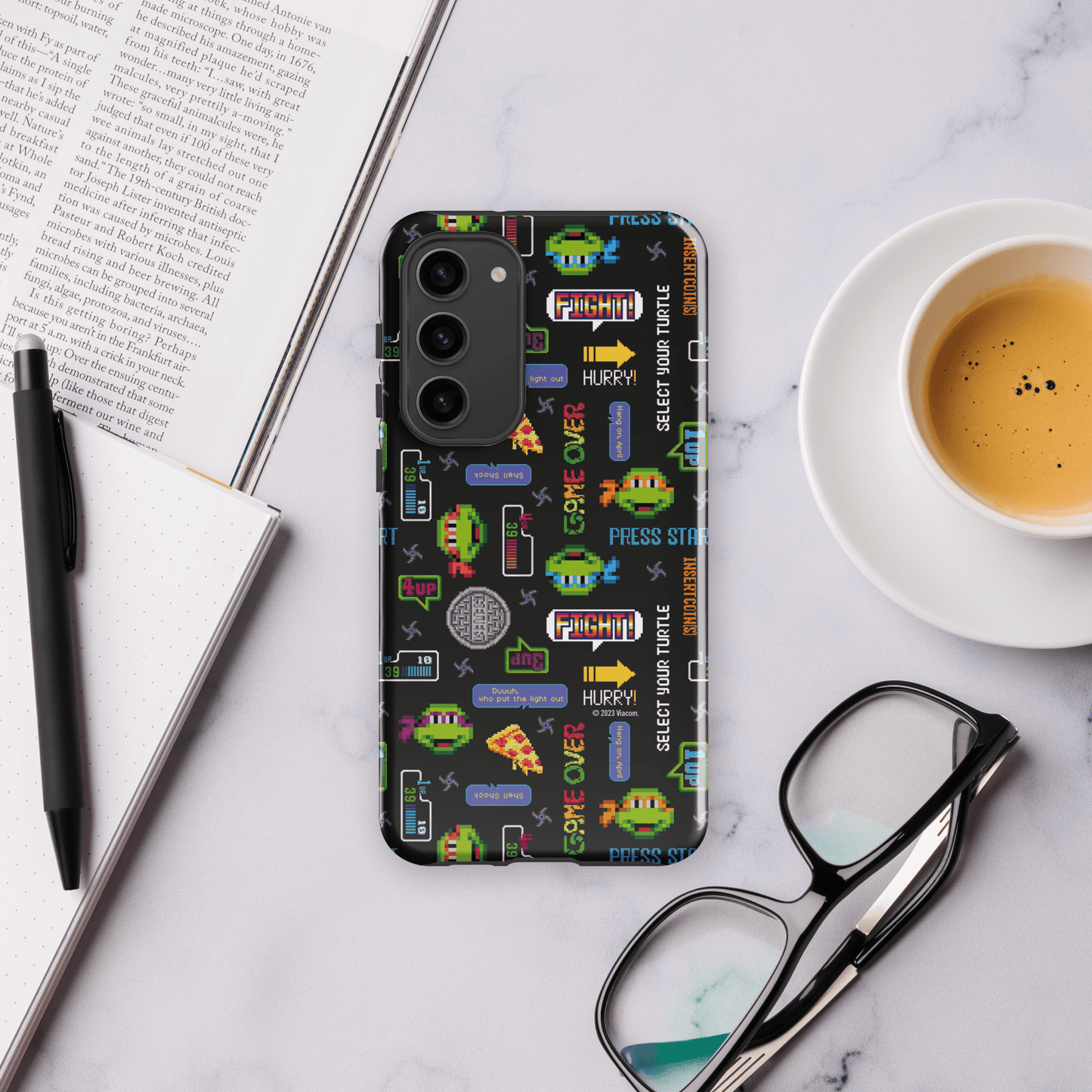 Teenage Mutant Ninja Turtles Video Game Pattern Tough Phone Case - Samsung