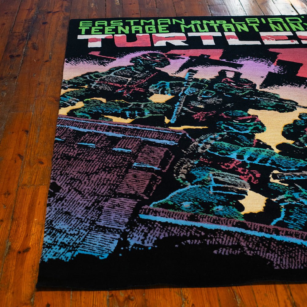 Teenage Mutant Ninja Turtles x Noreen Seabrook Handmade Comic Book Custom Rug