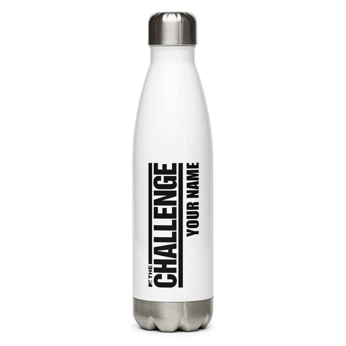 The Challenge Logo Personalized Water Bottle