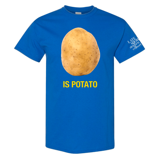 The Late Show with Stephen Colbert Is Potato Charity Adult Short Sleeve T-Shirt