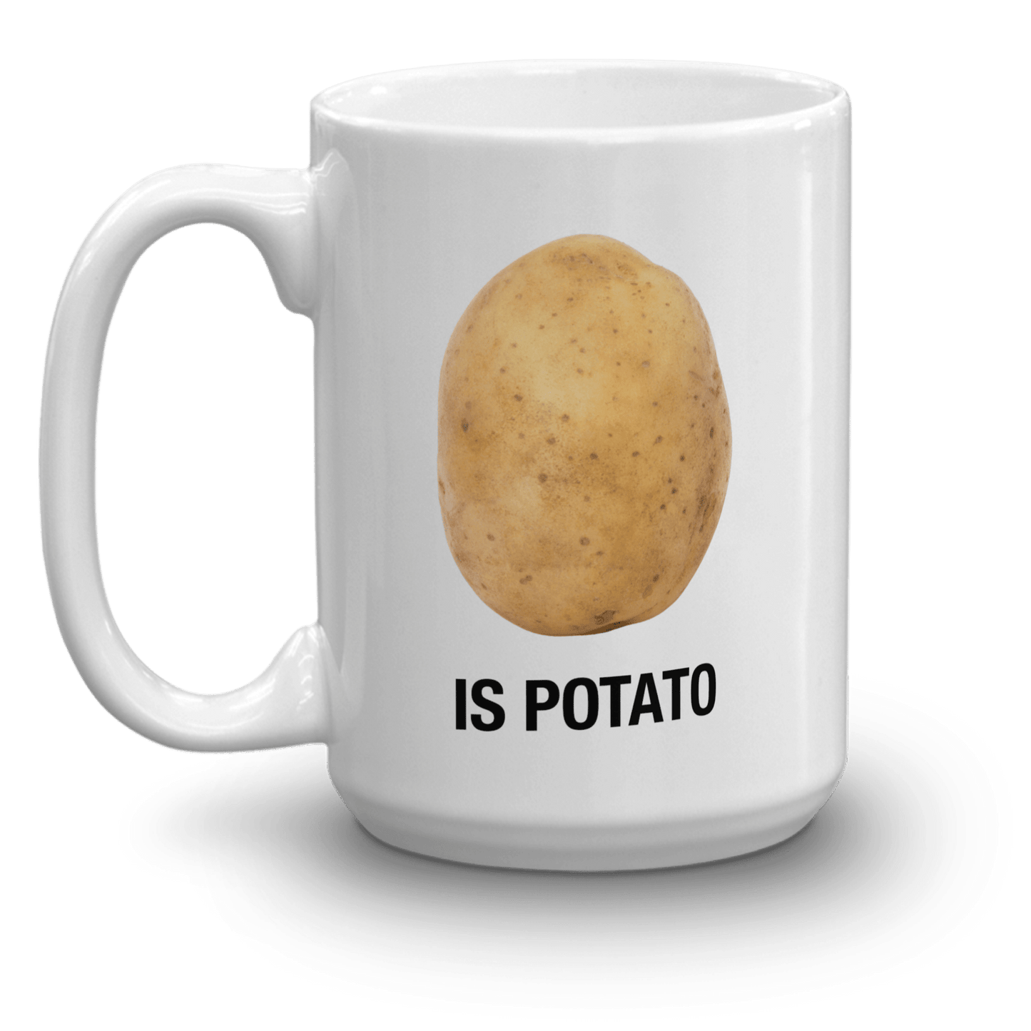 The Late Show with Stephen Colbert Is Potato Charity White Mug