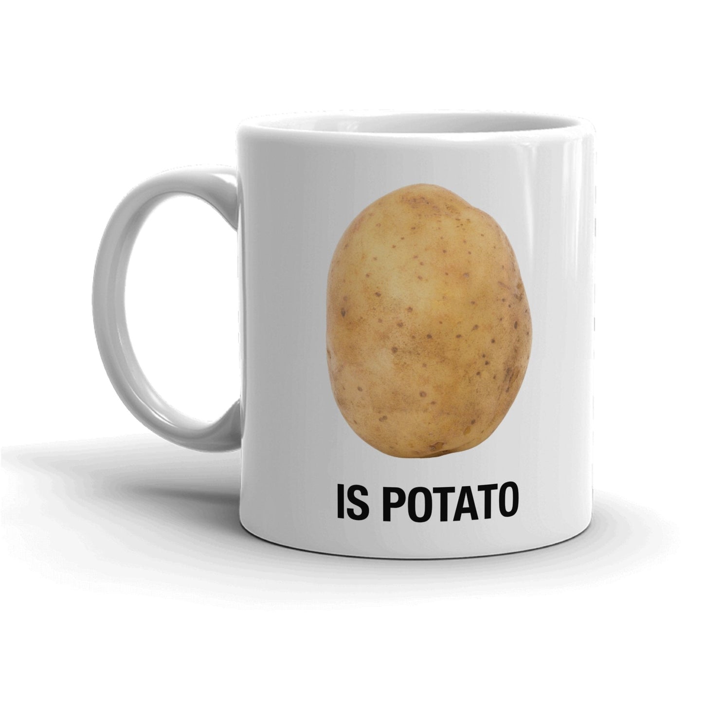 The Late Show with Stephen Colbert Is Potato Charity White Mug