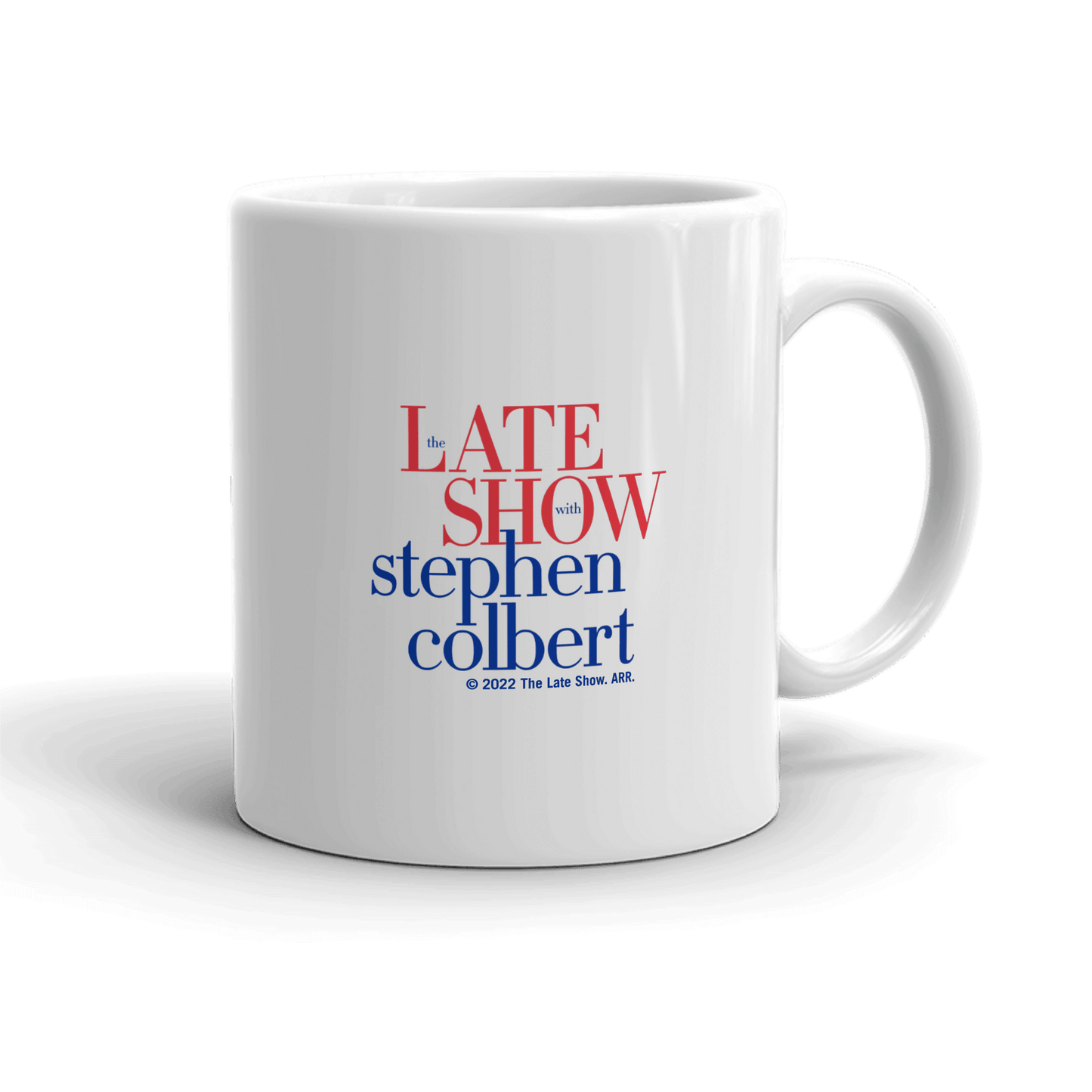 The Late Show with Stephen Colbert Is Potato Charity White Mug