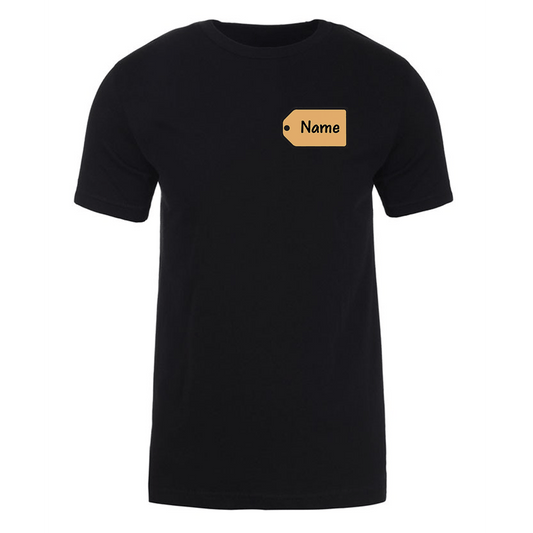 The Price is Right Personalized Name Tag Adult Short Sleeve T-Shirt