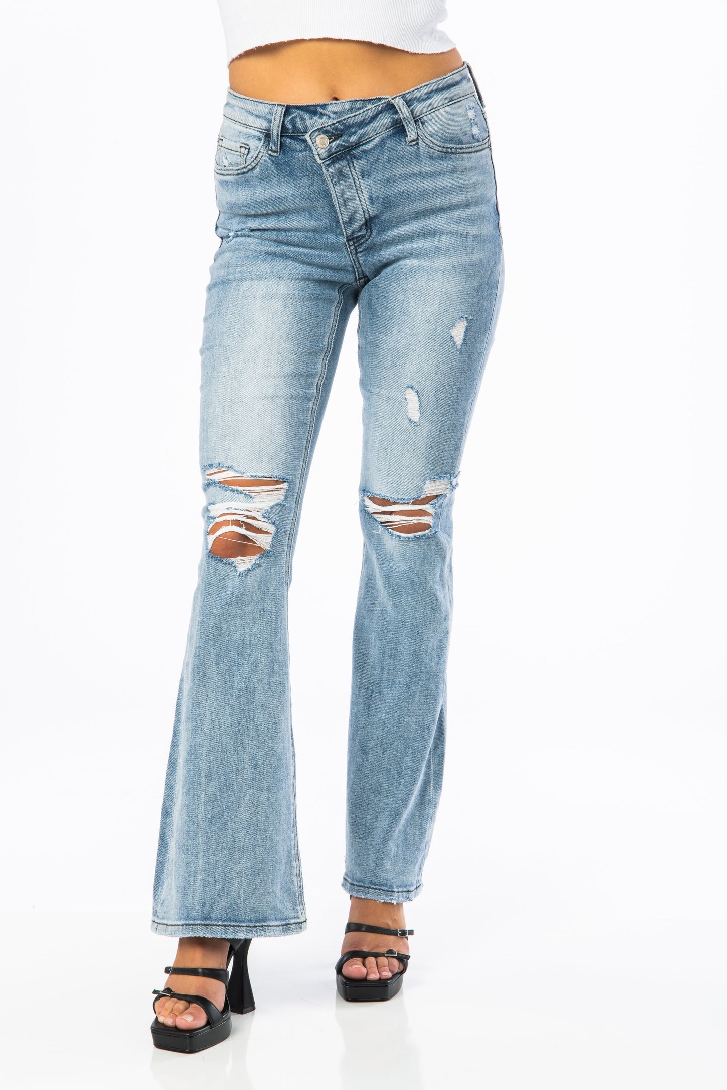 Vervet High Rise Flare Denim Denim HYPEACH BOUTIQUE 