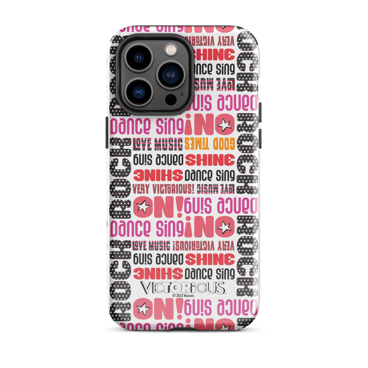 Victorious Dance Sing Shine Pattern Tough Phone Case - iPhone