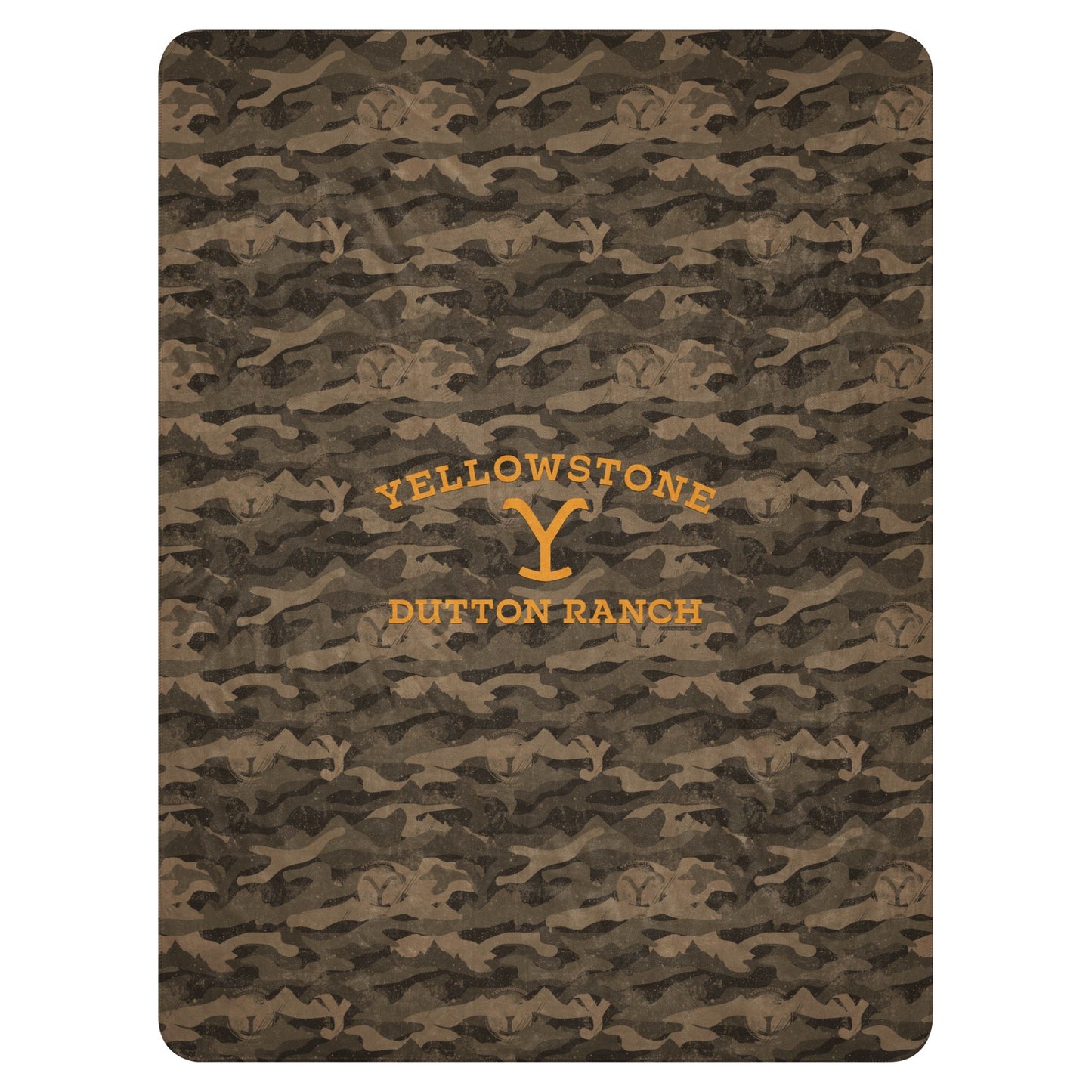 Yellowstone Camo Sherpa Blanket