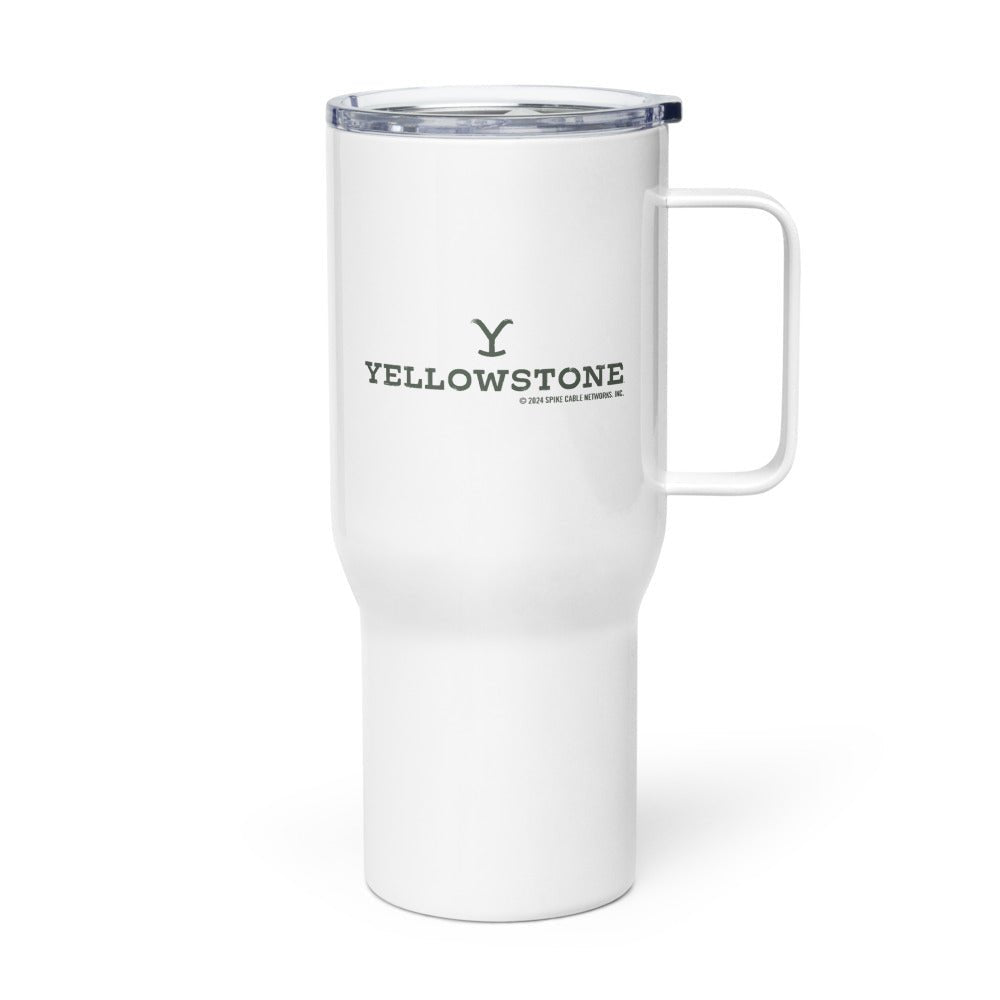 Yellowstone Cowboy Up Badge Tumbler