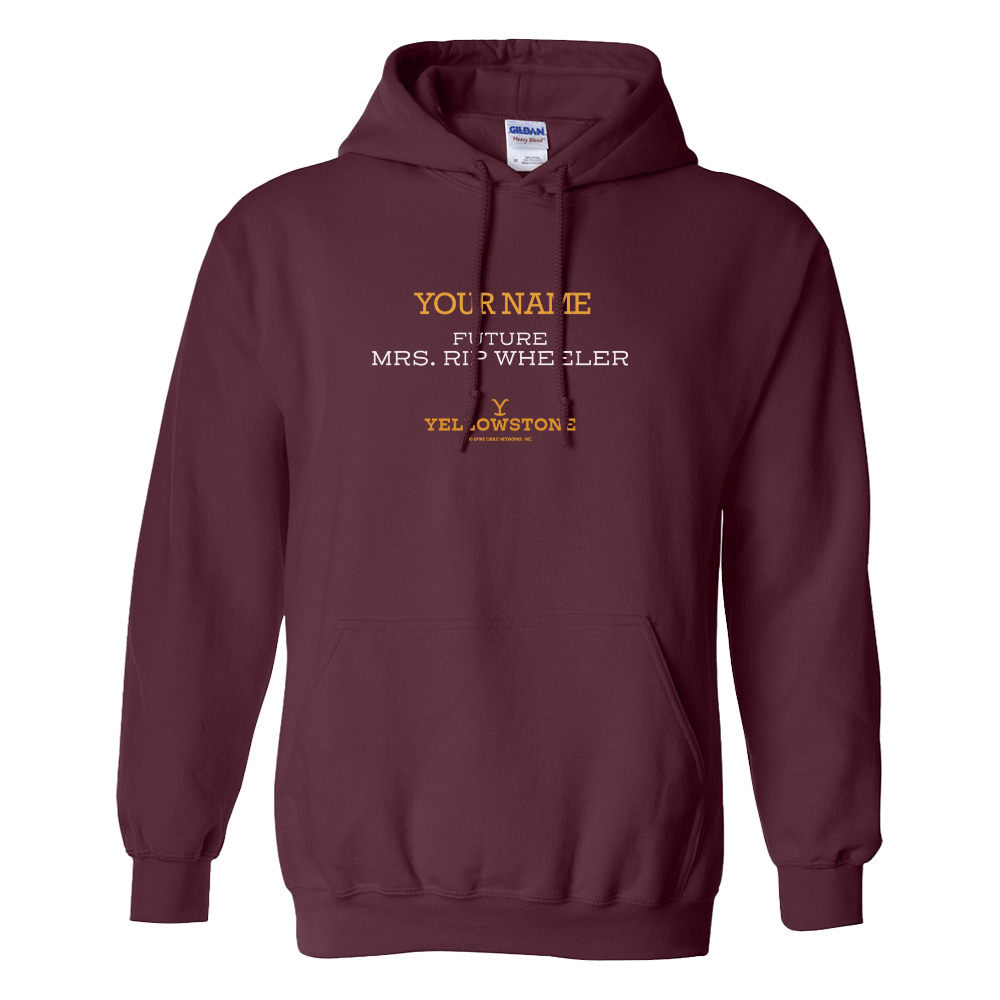 Yellowstone Future Mrs. Rip Wheeler Personalized Fleece Hooded Sweatshirt