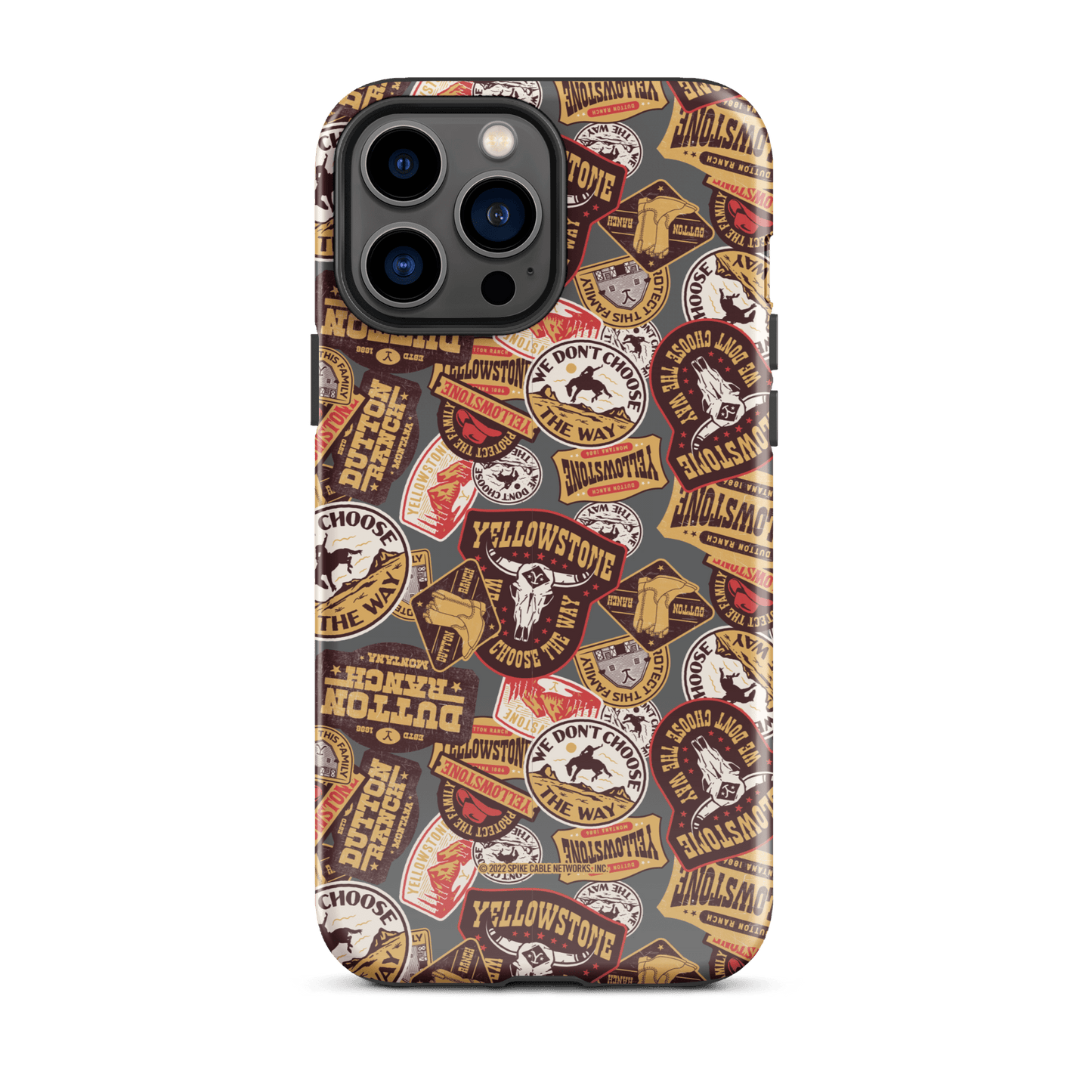 Yellowstone Patches Tough Phone Case - iPhone