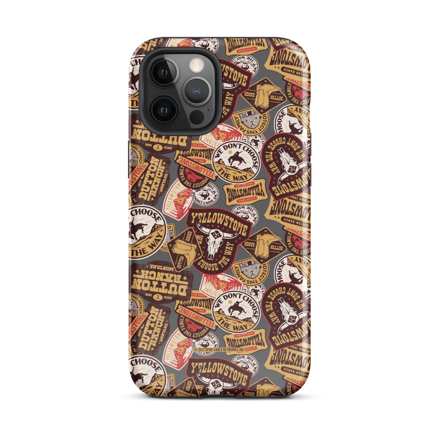 Yellowstone Patches Tough Phone Case - iPhone