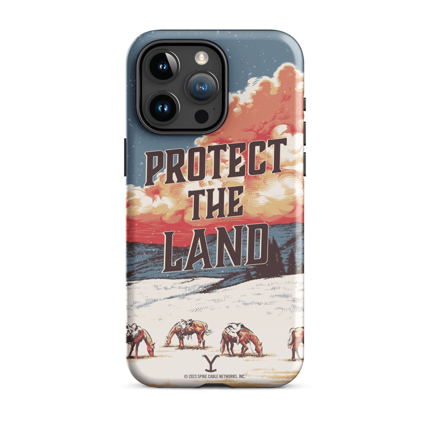 Yellowstone Protect the Land Tough Phone Case - iPhone