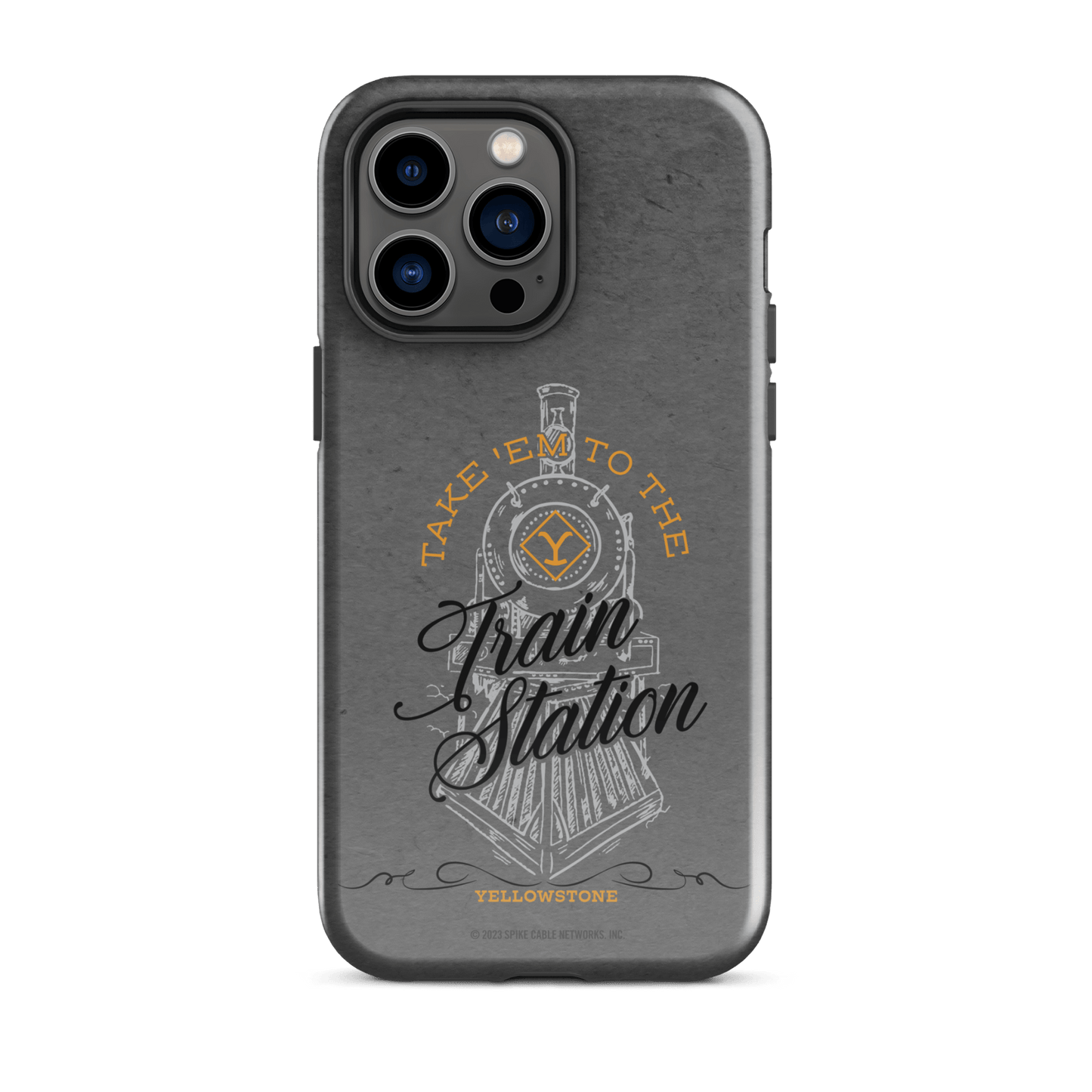 Yellowstone Train Station Tough Phone Case - iPhone