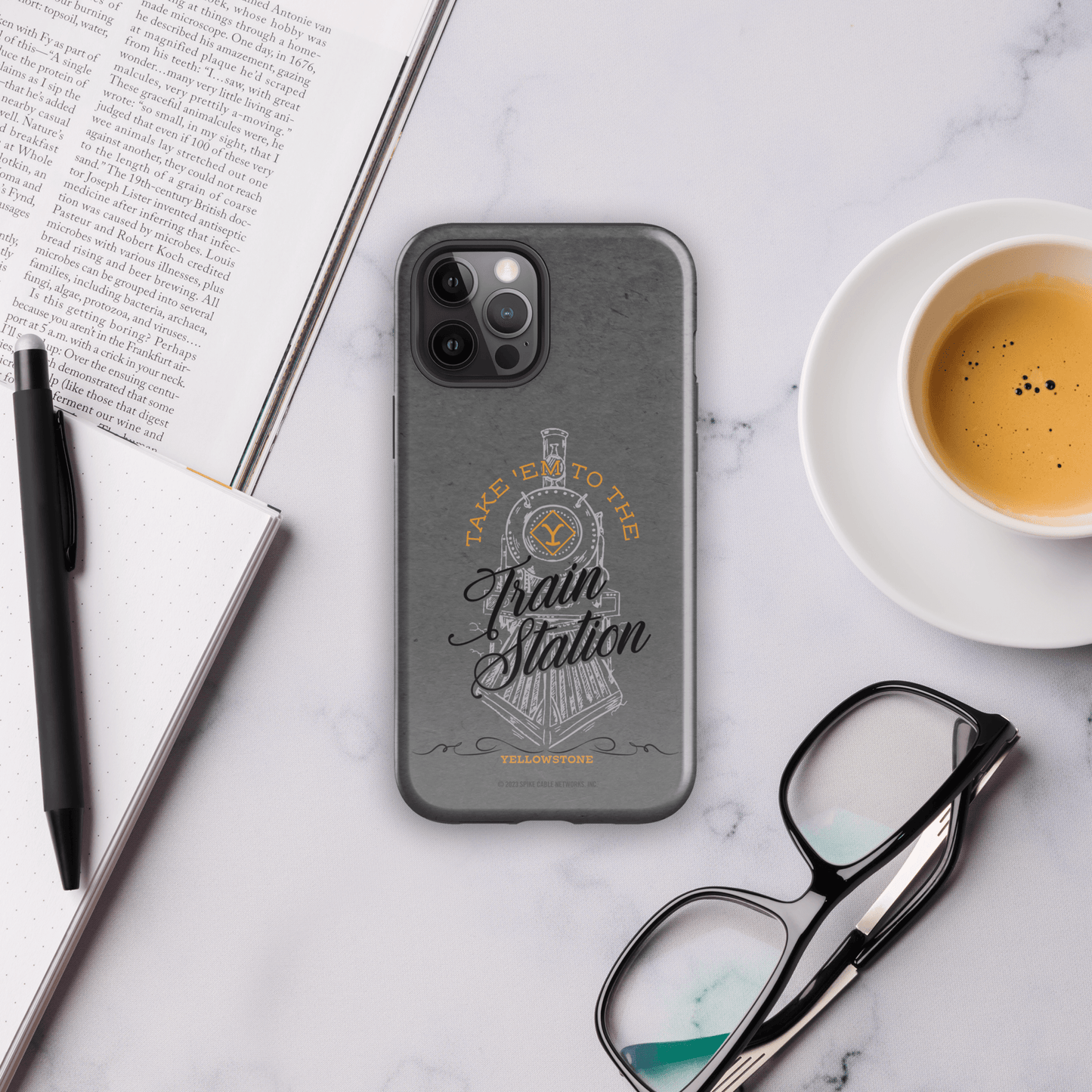 Yellowstone Train Station Tough Phone Case - iPhone