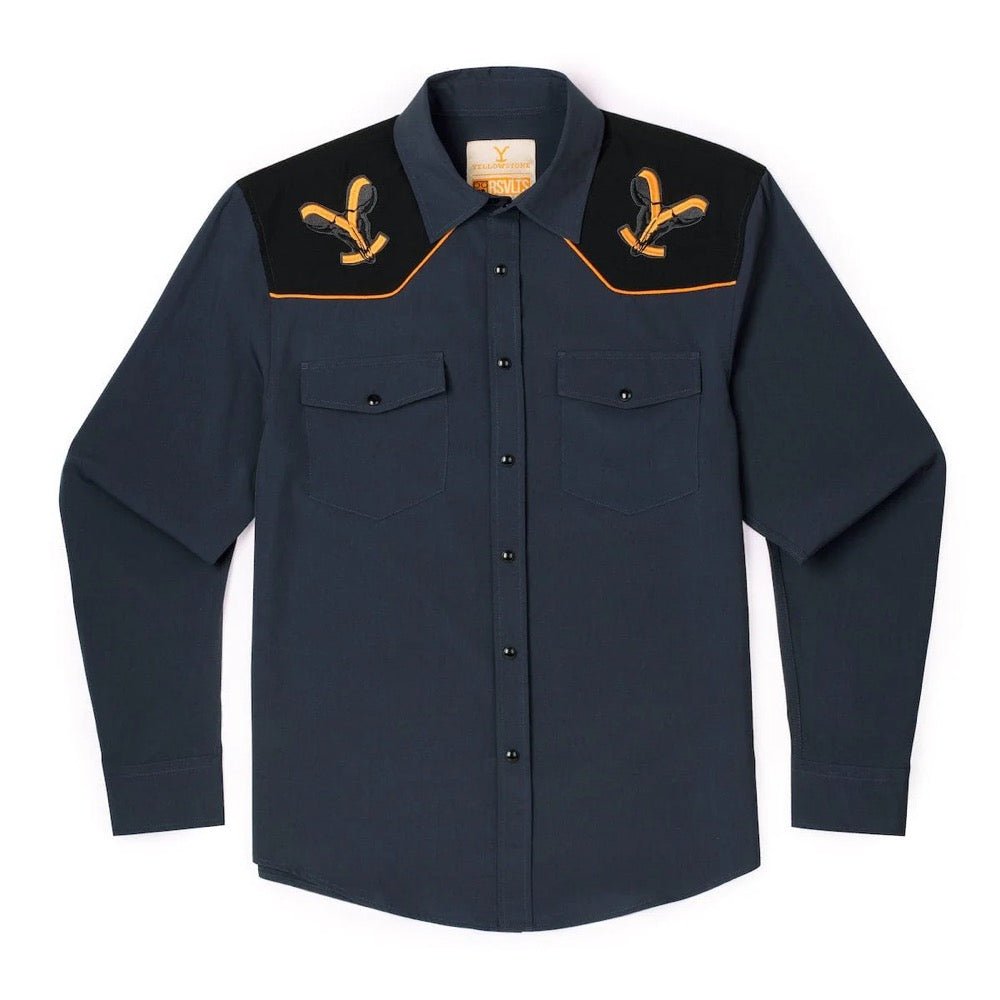 Yellowstone x RSLVTs Long Sleeve Roper Shirt