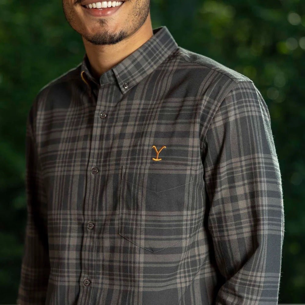 Yellowstone x RSVLTS Plaid Long Sleeve Flannel