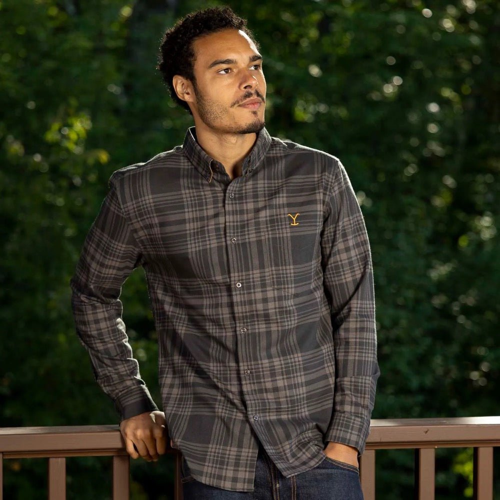 Yellowstone x RSVLTS Plaid Long Sleeve Flannel