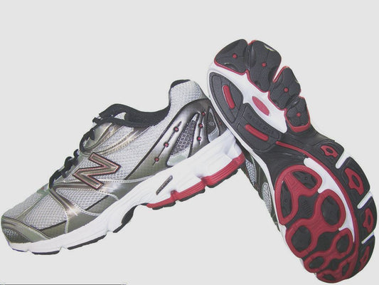 New Balance MR580 Men's Gray Black Red Running Shoes Size 7.5 M