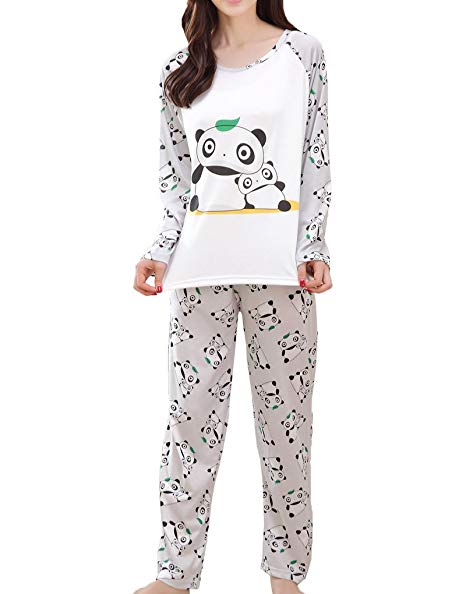 Girls Cute Cartoon Pajama Set