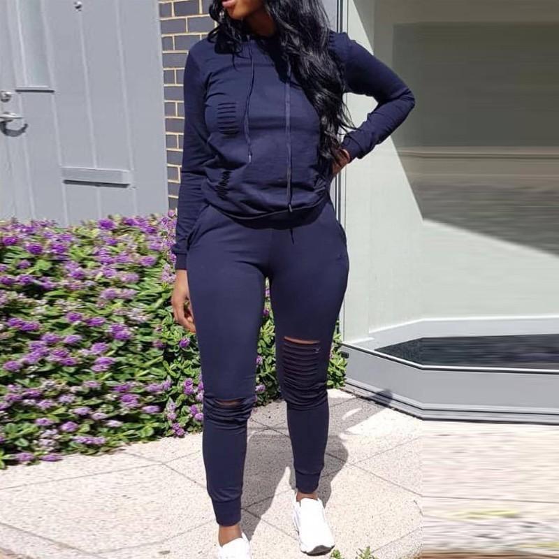 Haut et pantalon de survêtement à manches longues vintage mode moderne