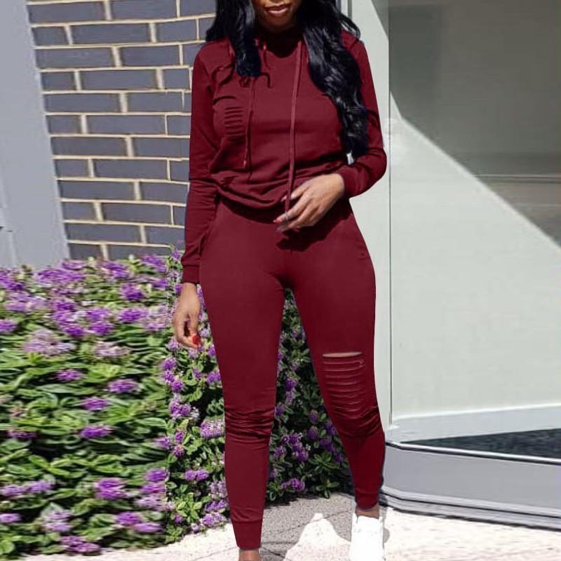 Haut et pantalon de survêtement à manches longues vintage mode moderne