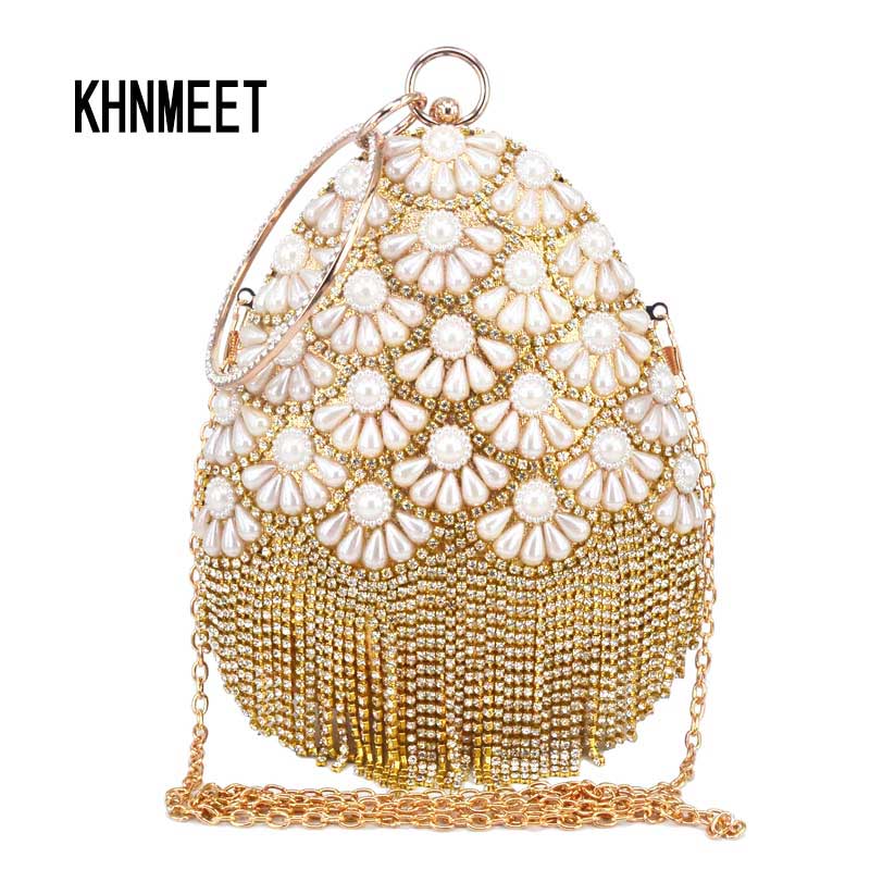 Ball Designer Crystal Evening Dress up Hand Bags