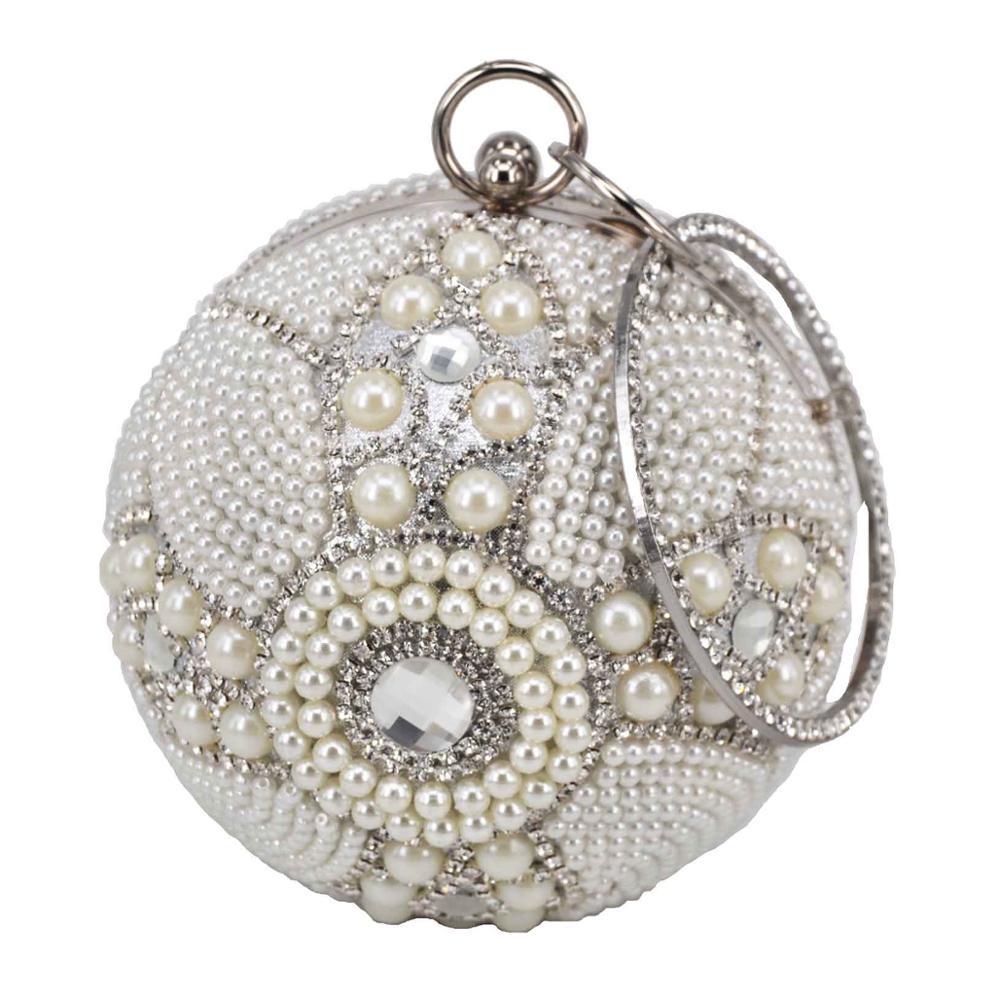 Ball Designer Crystal Evening Dress up Hand Bags